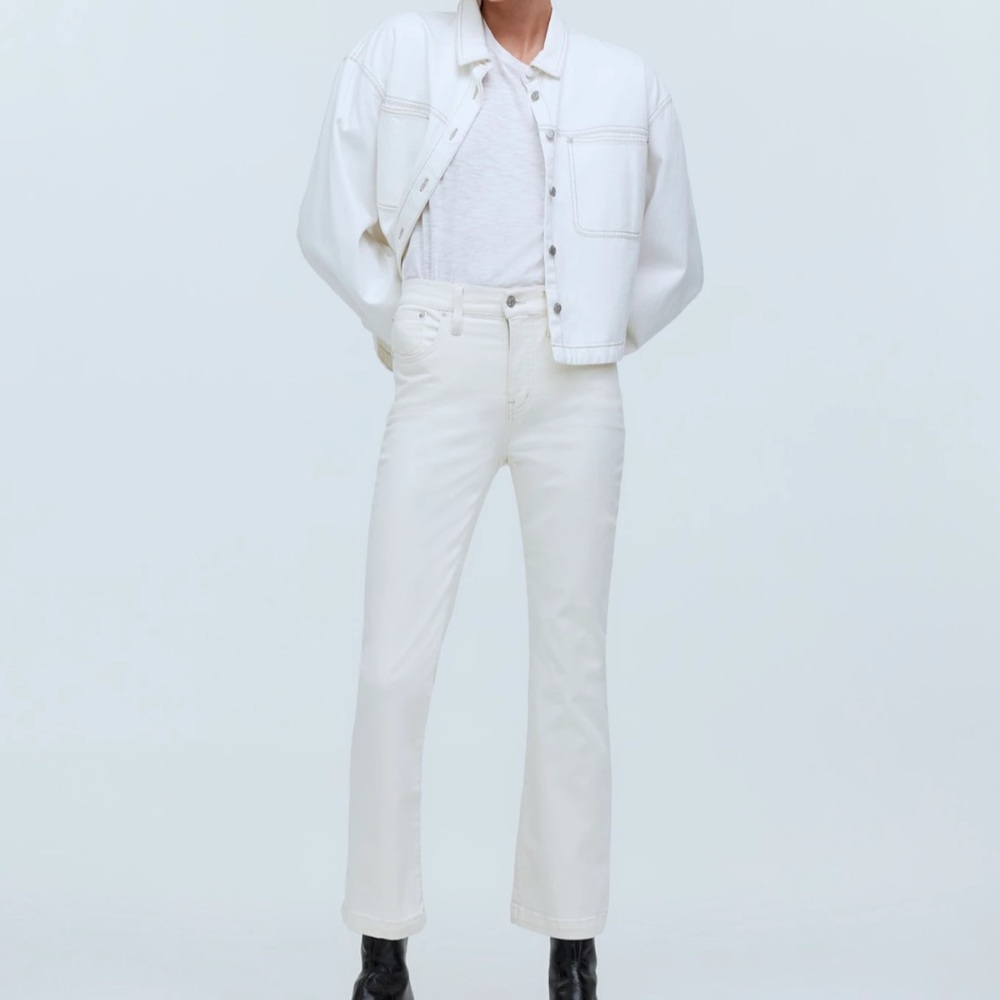 Madewell Kick Out Crop Jeans in Vintage Canvas Wash